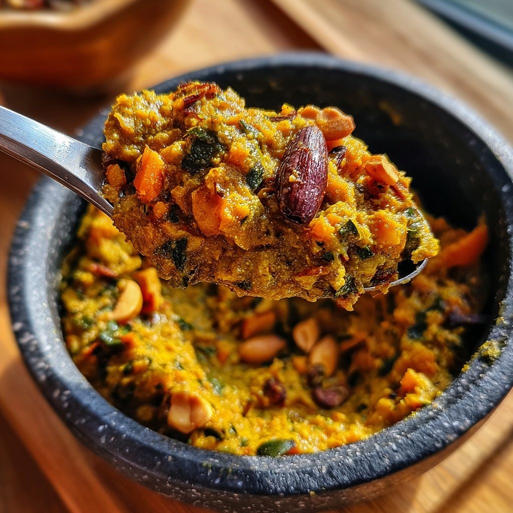 Gemüsecurry mit Erdnuss