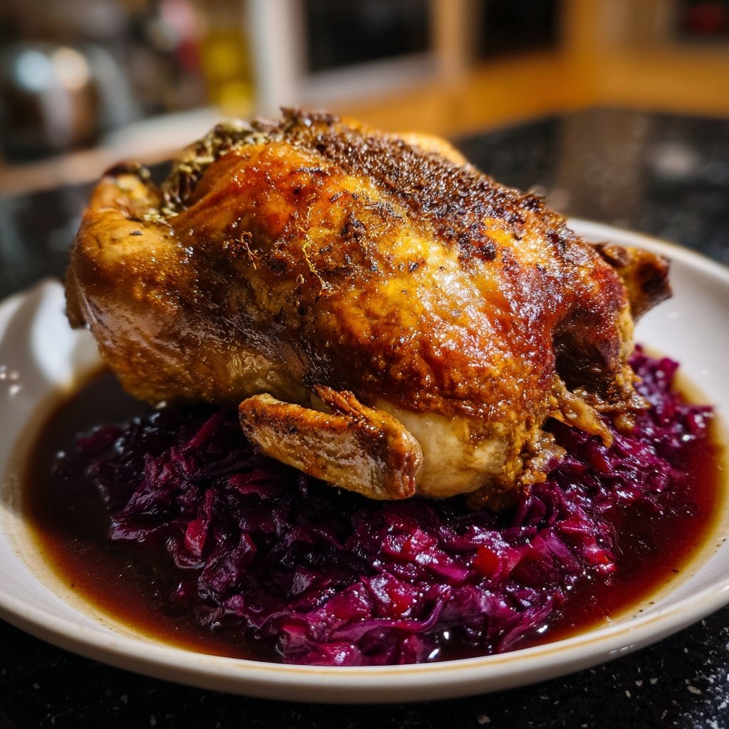 Saisonal & Festlich Weihnachtsgans mit Rotkohl