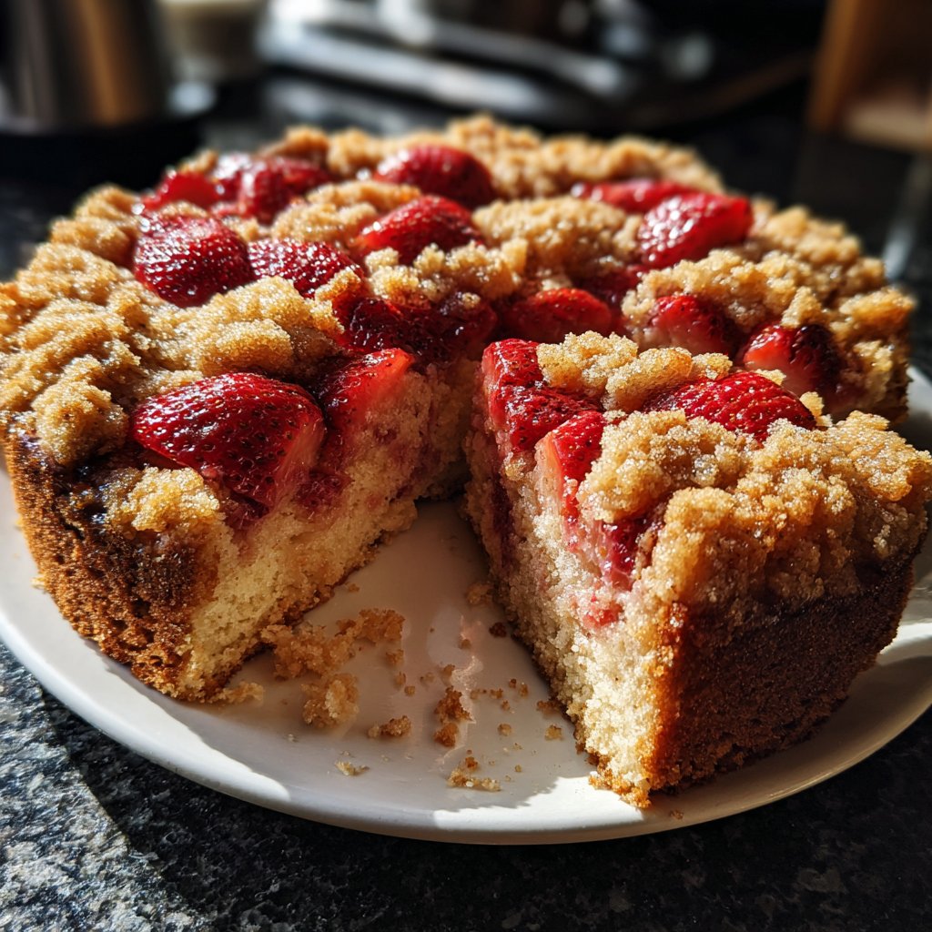 Streuselkuchen Mit Erdbeeren