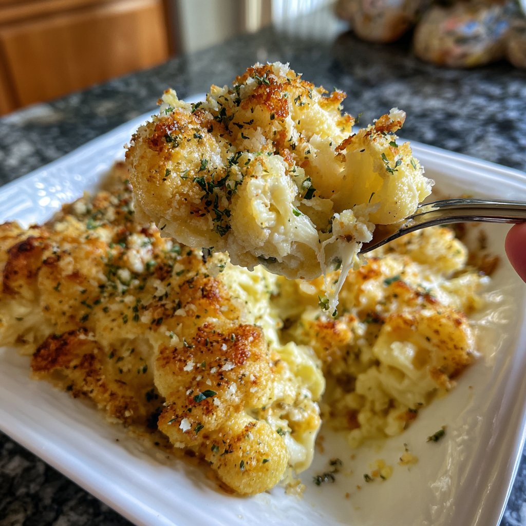 Leichter Blumenkohlauflauf