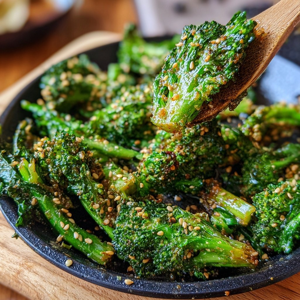 Brokkoli Pfanne Mit Sesam