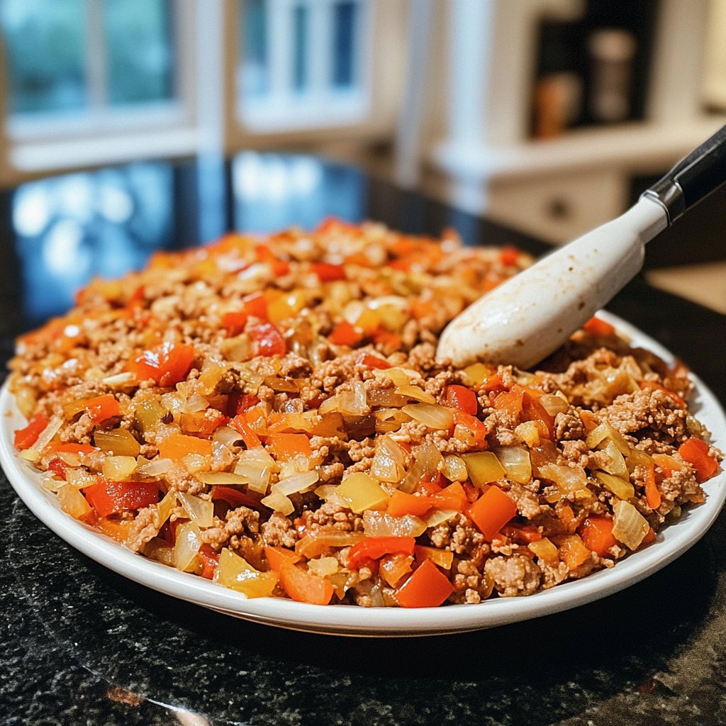 Hackfleisch Pfanne Hausmannskost