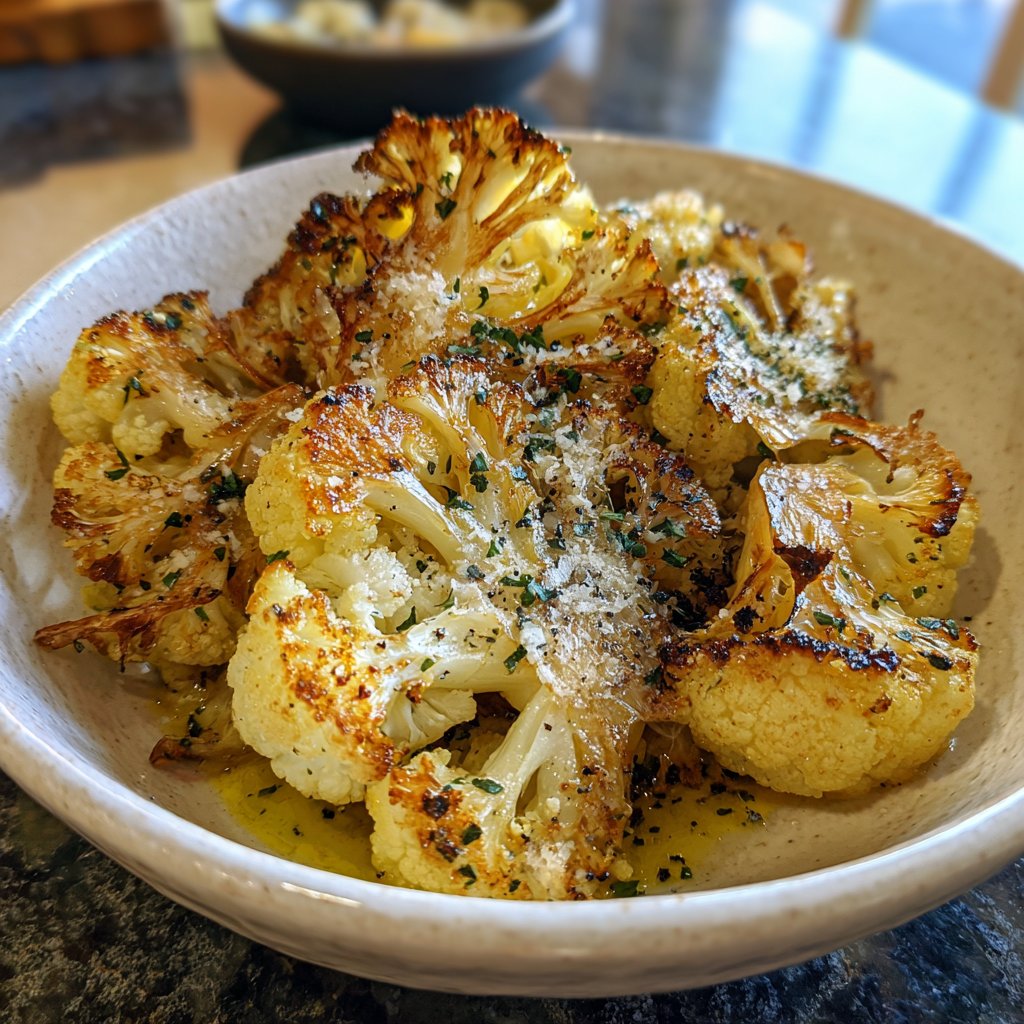 Blumenkohl mit Olivenöl