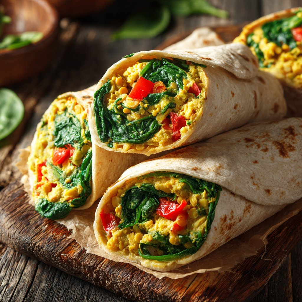 Wraps mit Linsenfüllung
