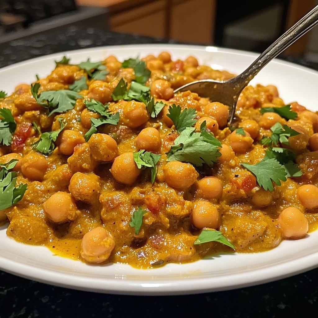 Indisches Kichererbsencurry