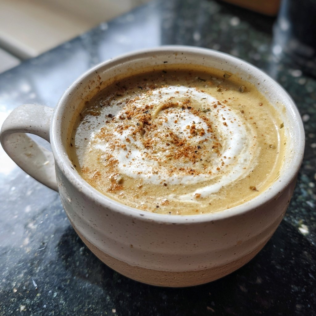 Blumenkohlsuppe mit Muskat