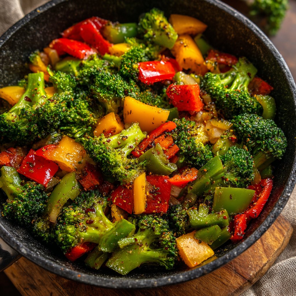 Brokkoli Reis Pfanne